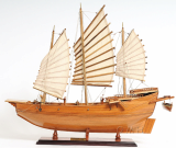 Wooden Model Boat Chinese Pirate Junk Normal